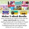 Cricut Maker 3 & EasyPress 3 Bundle- Cutting Machine & Heat Press Combo with HTV